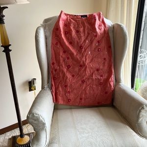 Gorgeous Ann Taylor linen midi pencil skirt